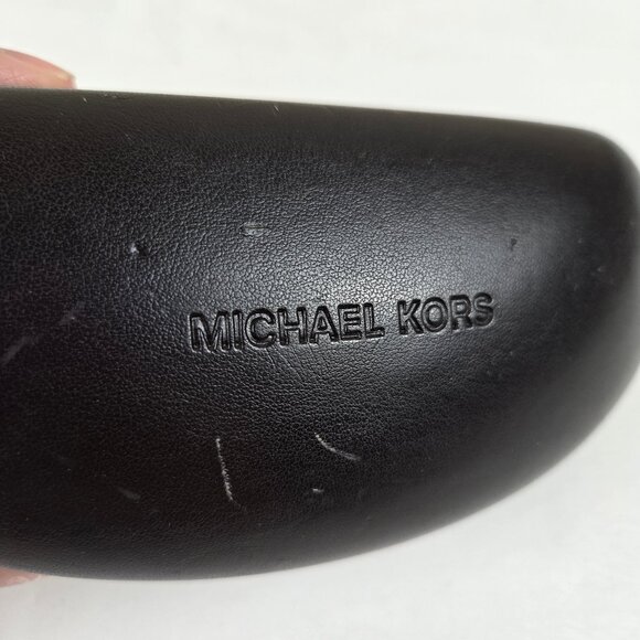 Michael Kors Dark Brown Hardshell Eyeglass Sunglass Case Hinged - Picture 2 of 8